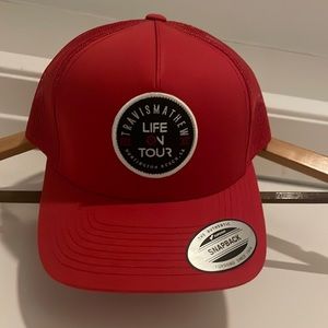 Travismathew Red SnapBack Hat